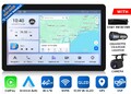 10,95" 2K Autoradio Single DIN 6+64G Android Auto 13 mit GPS QLED 48Band 4G DAB+
