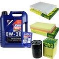 INSPEKTIONSKIT FILTER LIQUI MOLY ÖL 5L 0W-30 für Audi A3 8L1 1.6 1.8 TT 8N3 8N9