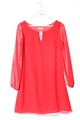 PROMOD A-Linien Kleid Damen Kleid Gr. DE 34 rot Elegant