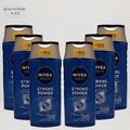 6x 250ml Nivea Men Strong Power Pflegeshampoo Meeresmineralien Shampoo