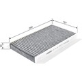 Bosch 1 987 432 535 Filter Innenraumluft für LAND ROVER DISCOVERY RANGE L320