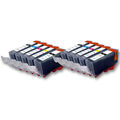 10x Druckerpatronen Tinte für CANON Pixma MG6150 IX6550 mit Chip