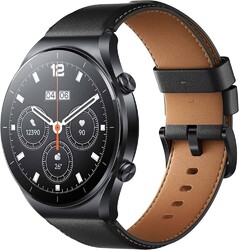Xiaomi Watch S1 40mm Edelstahlgehäuse mit Lederarmband - Schwarz (Bluetooth,...