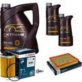 BOSCH Inspektionspaket 7 L MANNOL Extreme 5W-40 für Opel Signum 2.8 V6 Turbo