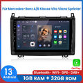 Android 13.0 GPS Autoradio Für Mercedes Benz A/B Klasse Sprinter Viano Vito W639