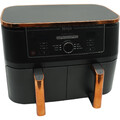 Ninja Foodi MAX Dual Zone Heißluftfritteuse, 9,5L Kupfer/Schwarz, AF400EUCP