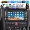 Android 14 Autoradio 4G Für Audi A3 8P S3 03-13 GPS NAVI DSP 6+128G CarPlay DAB+