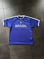 Vintage Nike Brazil Jersey Trikot T-shirt 90s *rare* | Größe M | blau