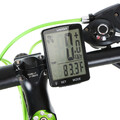 Kabellos Fahrradcomputer Tachometer LCD Funk Fahrrad Kilometerzähler Wasserdicht