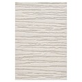 Teppich Maschinenwebteppich Kurzflorteppich Polypropylen Creme 200 x 290 cm