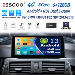 4G LET Autoradio DAB+ Android 6+128G Carplay Für BMW F30 F31 F32 F34 NBT BT KAM+