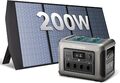 1800W R1500 Solargenerator mit 200W Panel für Notstrom, Wohnmobil & Camping