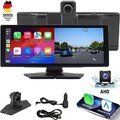 4K 10.26-Zoll Wireless Apple Carplay Android Auto Display Vorne Rückfahrkamera.