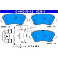 1x ATE Bremsbelagsatz vorne u.a. für Hyundai i30 2/i30 2 CW/i30 3 | 410545