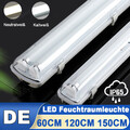 LED Feuchtraumleuchte Wannenleuchte Keller Garage 60/120/150cm inkl. Röhre T8