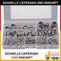 210 teiliges Set Sechskantmuttern DIN 934 Edelstahl V2A Muttern M3-M12