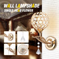 Luxus Kristall Wand Leuchte Lampe Schlafzimmer Flur Leuchte Wohnkultur