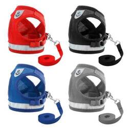 Hundegeschirr Brustgeschirr Hunde verstellbar S M L XL gepolstert Nylon Reflekt