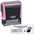 trodat Textstempel, individualisierbar printy 4913 selbstfärbend schwarz mit...