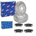 JAPKO BREMSSCHEIBEN 258mm + BELÄGE VORNE passend für MAZDA 2 DE Bj 2007 - 2015