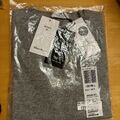 Pulli Rundhals Peter Hahn Gr 46 Grau Cashmere Wolle 1/2 Arm