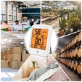 Benutzerfreundliches digitales Thermometer Hygrometer mit hintergrundbeleuchtete