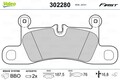 VALEO Bremsbelagsatz Scheibenbremse FIRST 302280 für PORSCHE VW TOUAREG 7P5 7P6