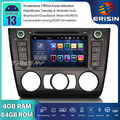 8-Kern CarPlay Android 13 GPS Autoradio Navi für BMW 1er E81 E82 E88 DAB+CD Wifi