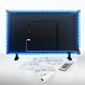 LED USB Backlight 2m TV Hintergrund-Beleuchtung Licht-Band Stripes Streifen RGB