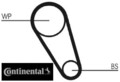 Continental CTAM CT1169WP3 Wasserpumpe + Zahnriemensatz Zahnriemensatz 