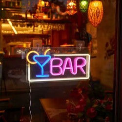 Neon LED Panel Bar Deko Vitrine