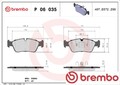 Brembo P06035 Bremsbelagsatz für Scheibenbremse Bremsbelagsatz für BMW 