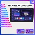 8+128GB Für AUDI A4 S4 RS4 9''Android 12 Autoradio GPS WIFI CarPlay SWC BT5.0