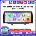 Autoradio Für BMW 2er F22 F45 F46 NBT CarPlay GPS Navi Android 14 8-Core 6+64GB