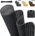 Sekey PVC Sichtschutzmatte 90×500 cm – Wind & Blickschutz Balkon Garten