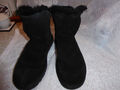 UGG Mini Bailey Bow II Boots Stiefel schwarz Gr.41 Lederschleife