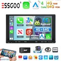 2 DIN 4+64G GPS Navi RDS WIFI SWC BT FM Apple CarPlay Android 15 Autoradio DAB+
