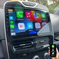 Android 14 4+64GB CarPlay SAT FM Autoradio GPS NAVI Für Renault Clio 4 2012-2019