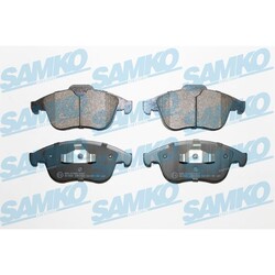 1x ORIGINAL® SAMKO Bremsbelagsatz, Scheibenbremse Vorne für Renault MEGANE III
