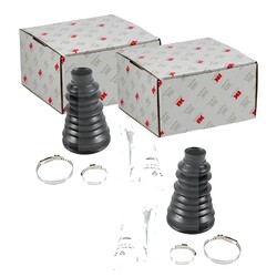 2X NK ACHSMANSCHETTEN SATZ RADSEITIG GETRIEBESEITIG LI+RE passend für DACIA LOGA