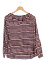 Marc O'Polo Bluse Damen Gr. 36 Blau Rot Ethno Langarm