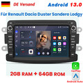 Carplay Android 14 Autoradio Für Renault Dacia Duster Sandero Lodgy GPS NAVI 64G