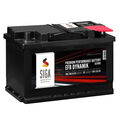 SIGA Autobatterie EFB 70Ah 760A/EN 12V Starterbatterie Start Stopp Batterie