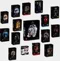 LEGO Helme Büsten Handschuh Maske Star Wars DC Heroes Marvel HELMET COLLECTION