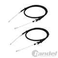 2x HANDBREMSSEILE HINTEN LI/RE für CITROEN JUMPER FIAT DUCATO PEUGEOT BOXER