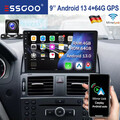 Für Mercedes Benz C Klasse W204 S204 4+64G Android 13 Autoradio GPS CarPlay +KAM