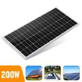 Solarmodul Solarpanel Solarzelle 100W 120W 150W 200W Watt Mono Solar Kit TÜV DE