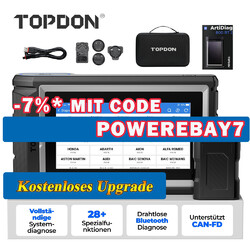 HOT TOPDON AD800 BT 2.0 KFZ OBD2 Diagnosegerät Alle System 28+Services Bluetooth⭐⭐⭐⭐⭐Kostenlose Upgrades✅für VW/BMW/BENZ/Audi✅CAN FD