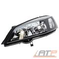 SCHEINWERFER HAUPTSCHEINWERFER +BLINKLICHT H7/HB3 LINKS SCHWARZ FÜR OPEL ASTRA G