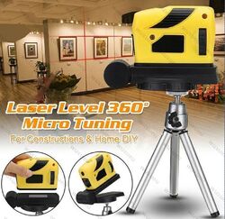 4 in 1 Laser Level Wasserwaage Kreuzlaser Linienlaser Querlinienlaser Stativ